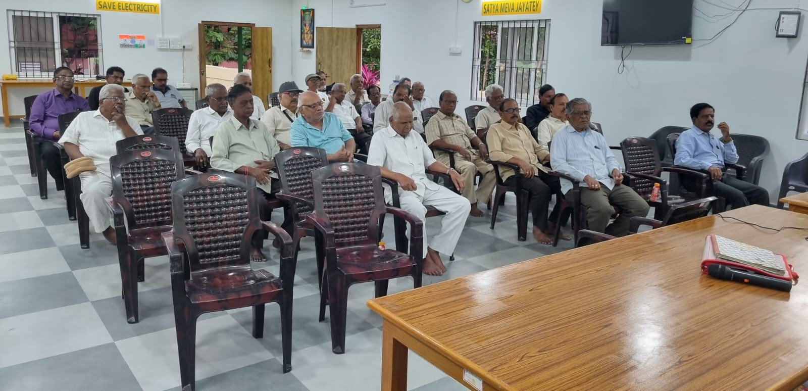 Participants in the 37th meeting of senior citizen association on 9th September 2025.jpg